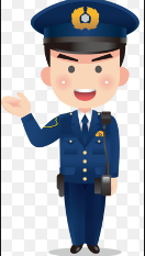 警察官、アニメ画像